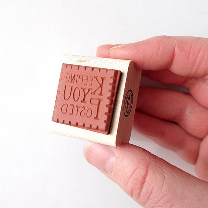 Keeping You Posted Rubber Stamp