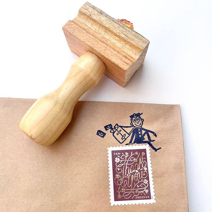 Mr Zip Sitting stamp
