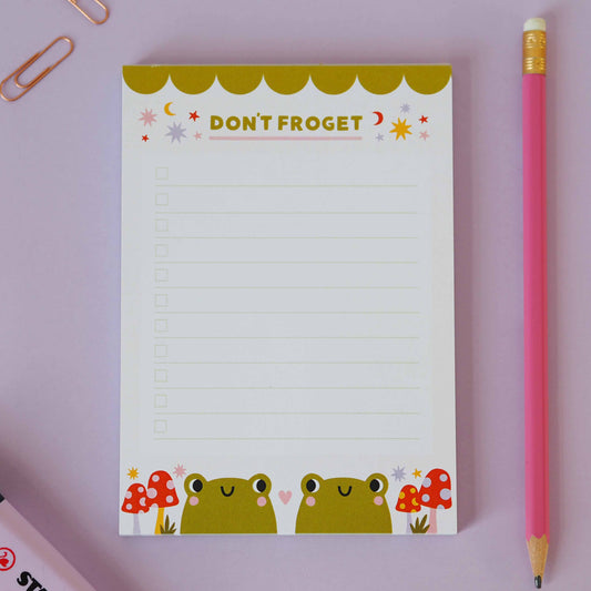 Frog To Do List Notepad - A6