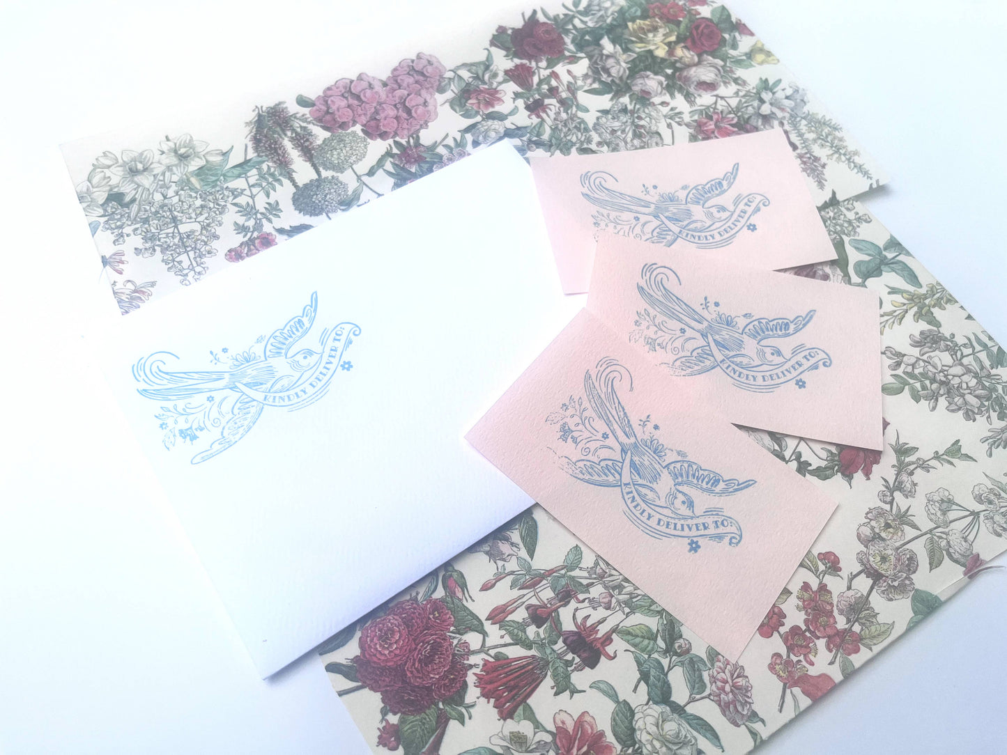 Kindly Deliver Dove Rubber Stamp