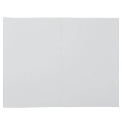 4Bar A1 Blank Fold Over Cards, 3.5x4 7/8, White, 20/pk