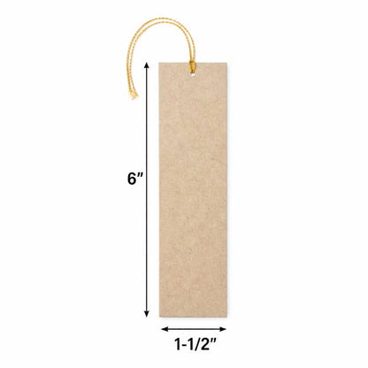 Paper Mache Book Mark - 6" x 1-1/2"