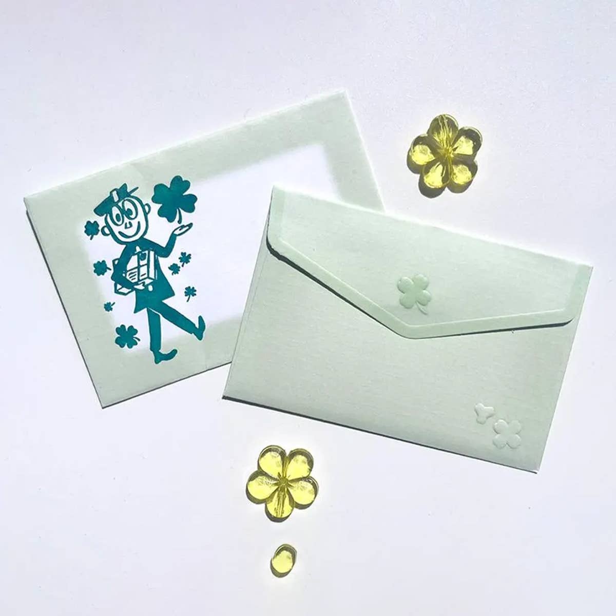 St. Patrick's Day Mr Zip Stamp
