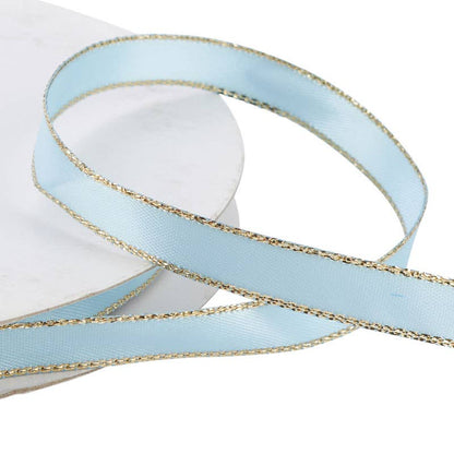Narrow Satin Ribbon Spool 50 yds - Light Blue