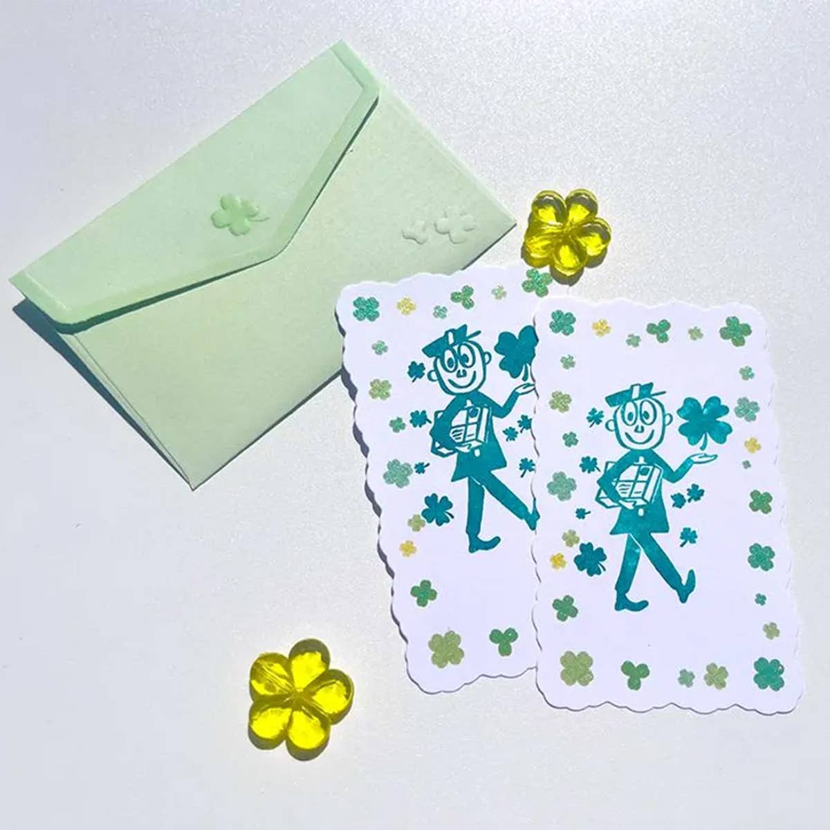 St. Patrick's Day Mr Zip Stamp