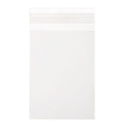 Crystal Clear Bags® with Flap 3 13/16" x 5 3/16" 100 pack B3X5