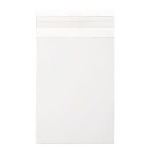 Crystal Clear Bags® with Flap 3 13/16" x 5 3/16" 100 pack B3X5