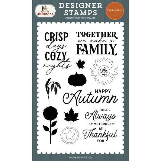 Americana: Crisp Days Stamp Set