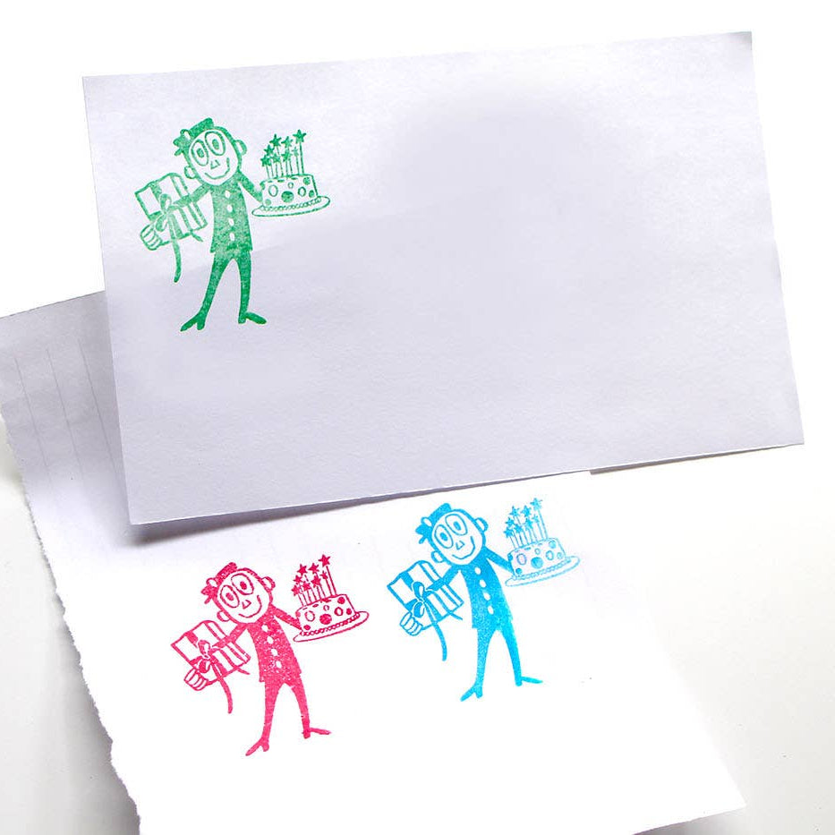 Mr Zip Birthday stamp