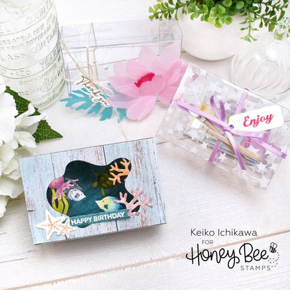 Hone Bee Stamps Mini Messages - 6x6 Photopolymer Stamp Set