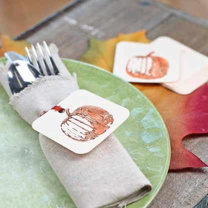 2-1/2" Blank Square Paper Tags 15pk