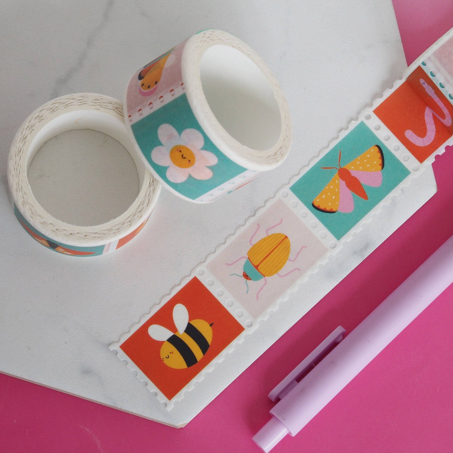 Cute Critters Postage Stamp Washi Tape