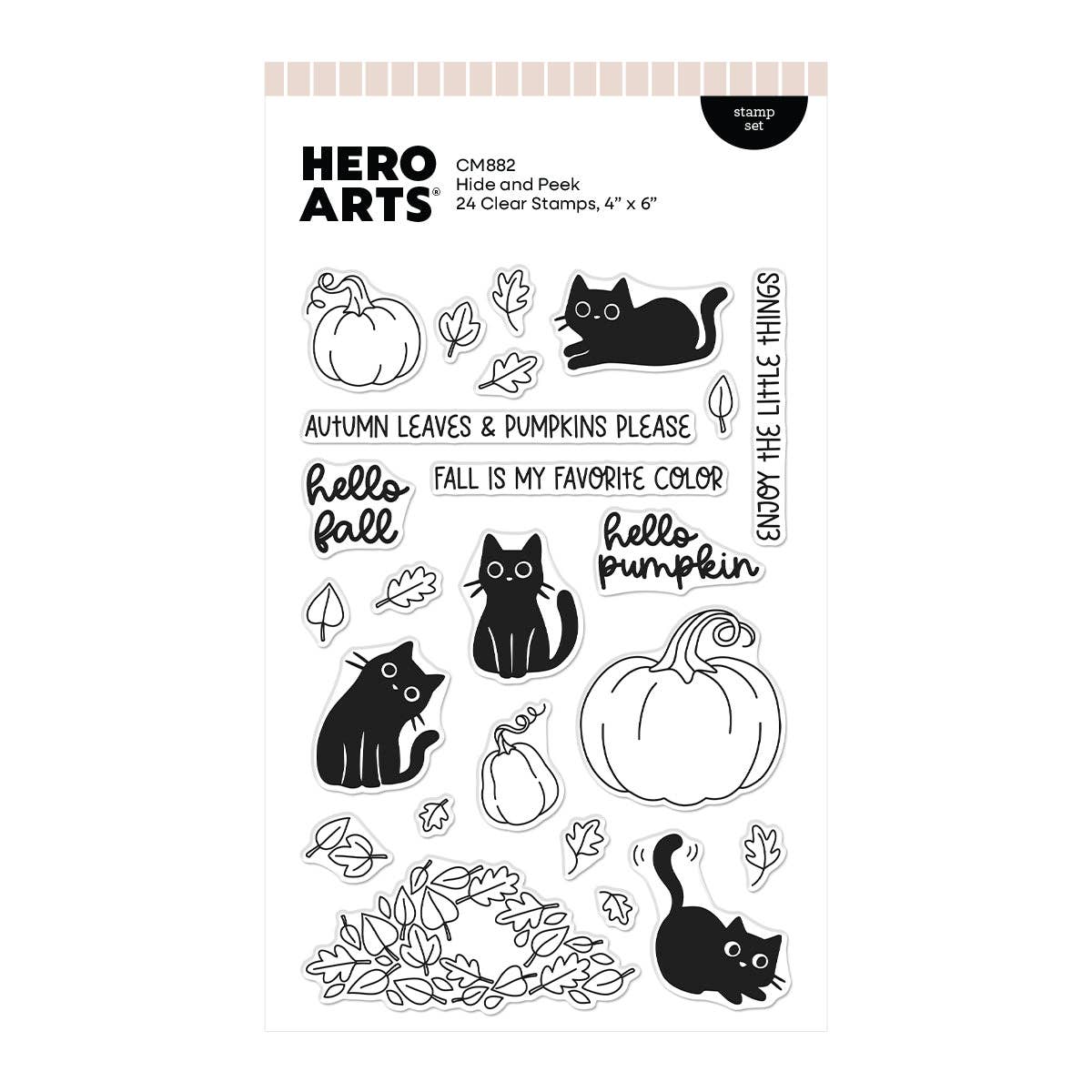 Hero Arts Hide and Peek Stamp Set CM882