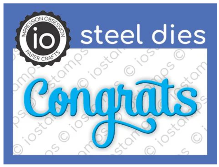 DIE280-B Congrats craft die