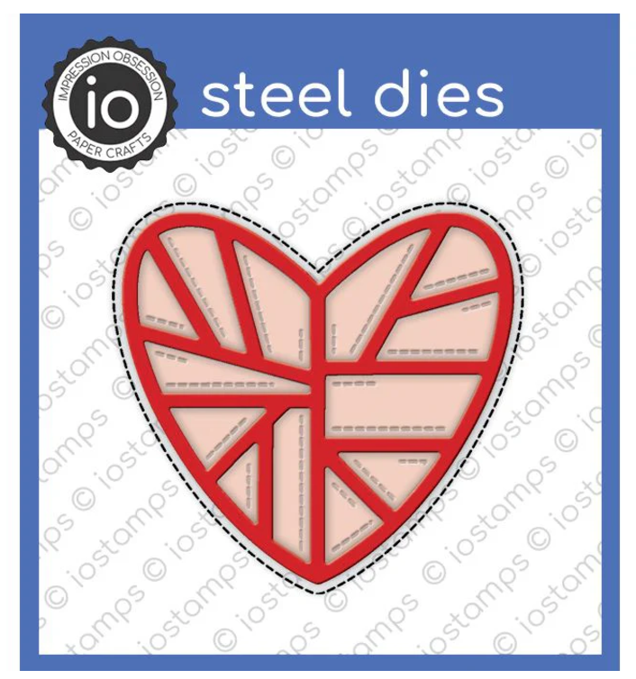 DIE932-N Quilted Heart craft die