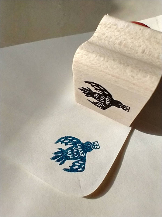 Mini Flying Pigeon Stamp