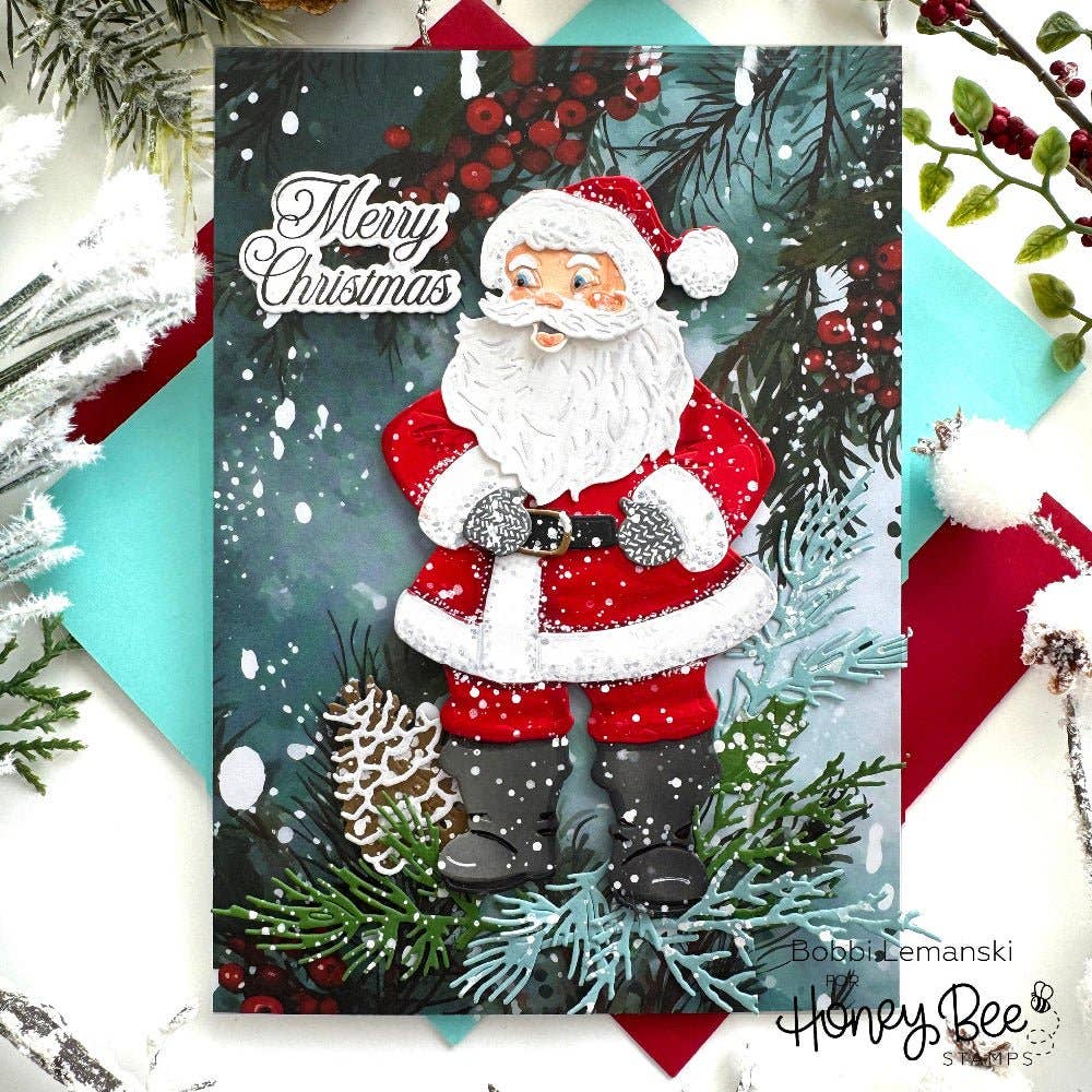 Lovely Layers: Vintage Santa - Honey Cuts - Stand-Alone Dies