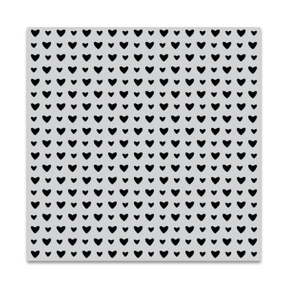 Hero Arts Mini Hearts Bold Prints Cling Rubber Stamp CG902