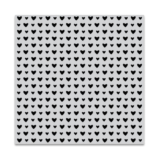 Hero Arts Mini Hearts Bold Prints Cling Rubber Stamp CG902