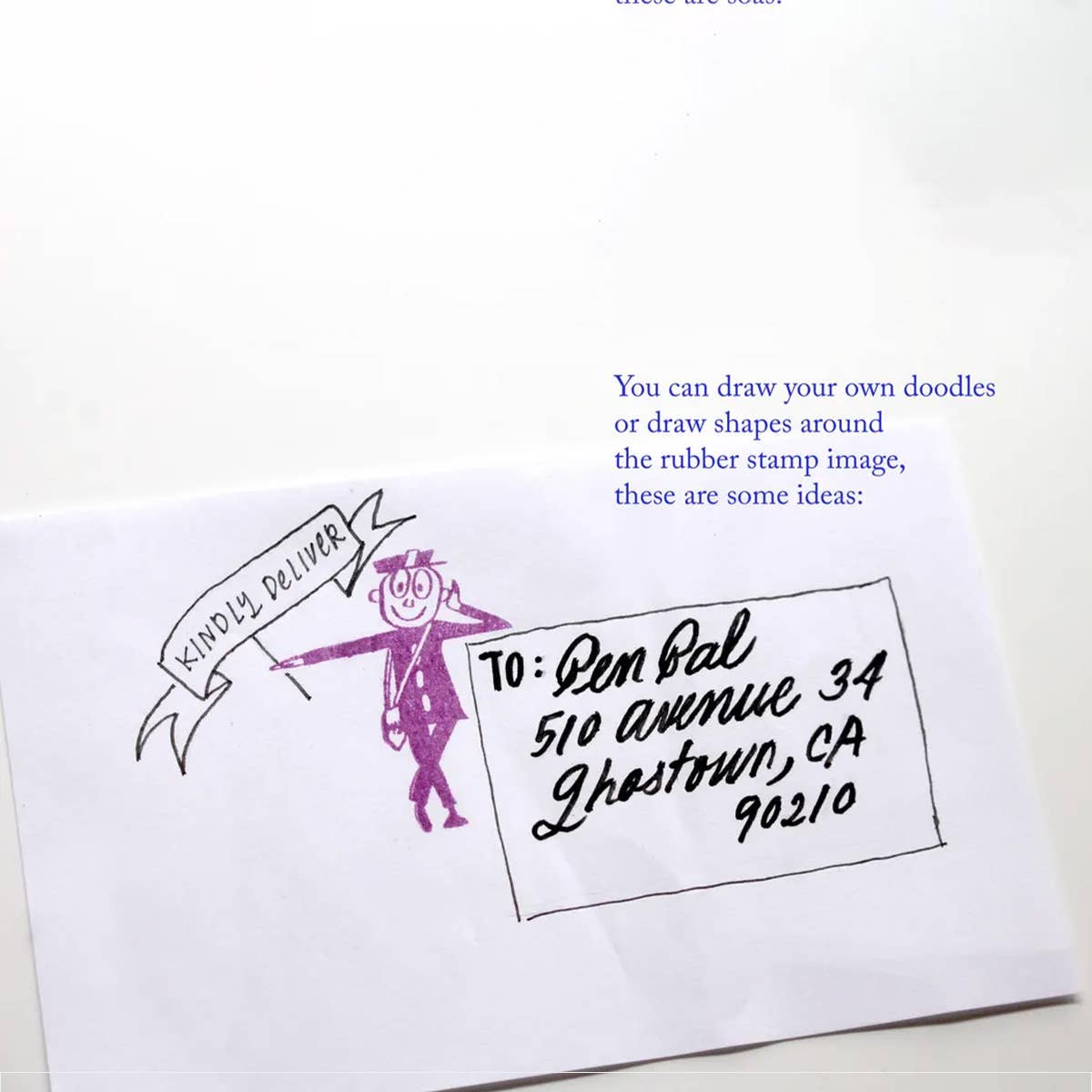 Mr Zip Stamp Retro Postman