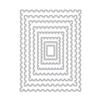 Hero Arts Nesting Postage Stamps Infinity Nesting Dies DI345