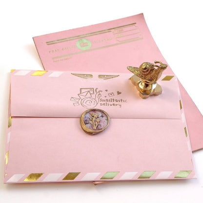 Snailtastic Rubber Stamp