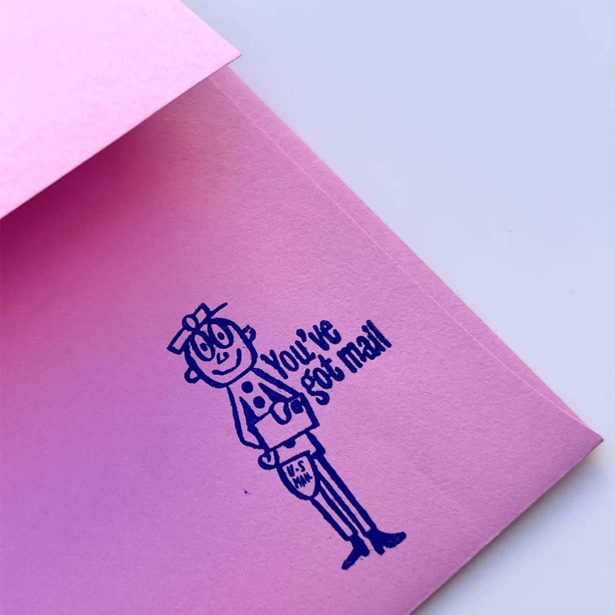 Mr Zip Vintage Snail Mail Stamp