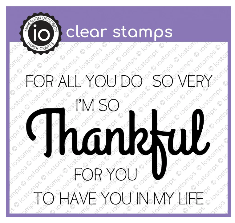 MC656 Thankful clear stamp set