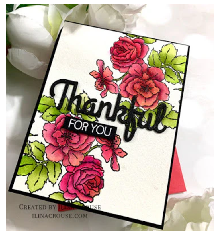 MC656 Thankful clear stamp set