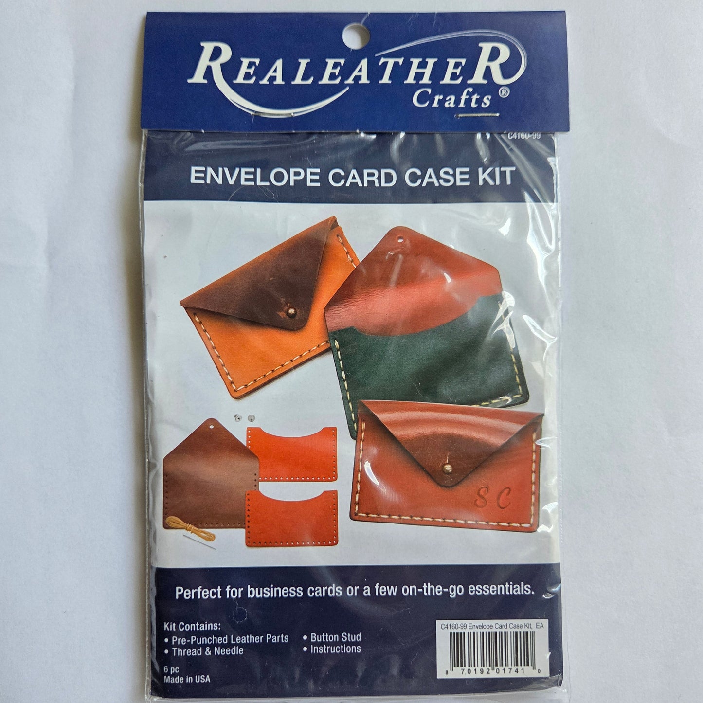 Realeather® Crafts Envelope Card Case Kit