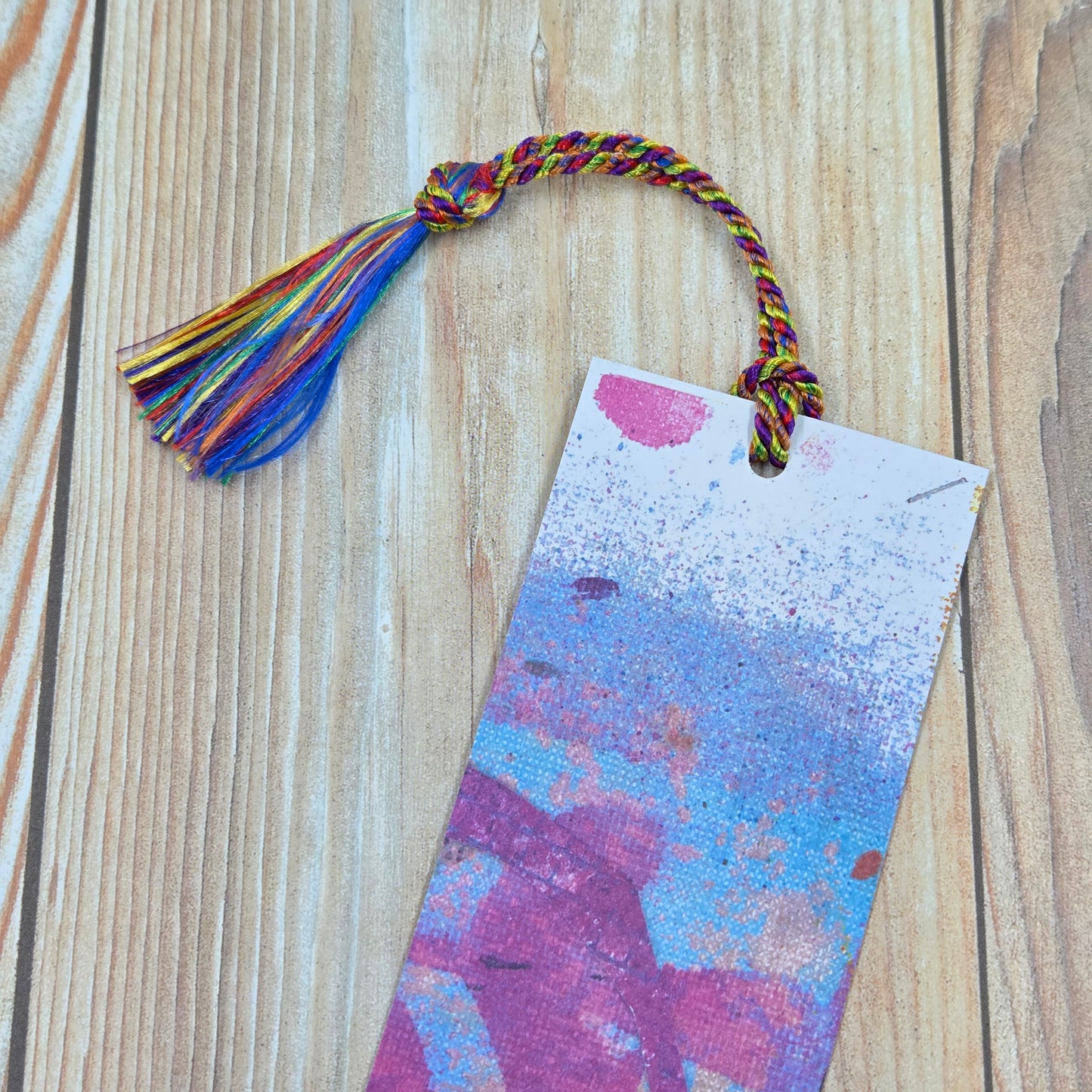 Bookmark Tassels Rainbow