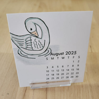 Swan Rubber Stamp
