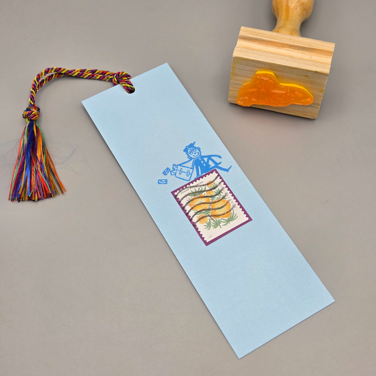 Mr Zip Sitting stamp