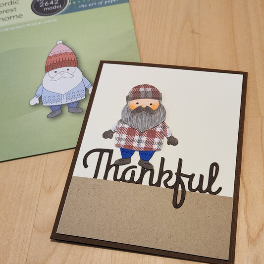 Poppystamps 2642 Nordic Forest Gnome