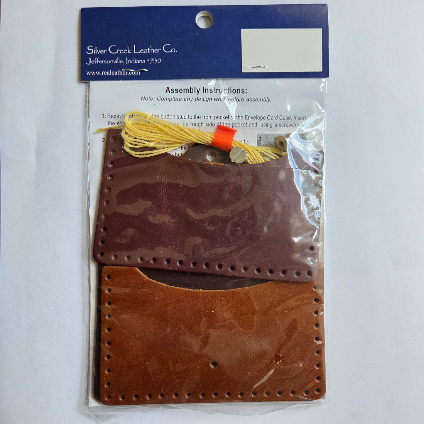 Realeather® Crafts Envelope Card Case Kit