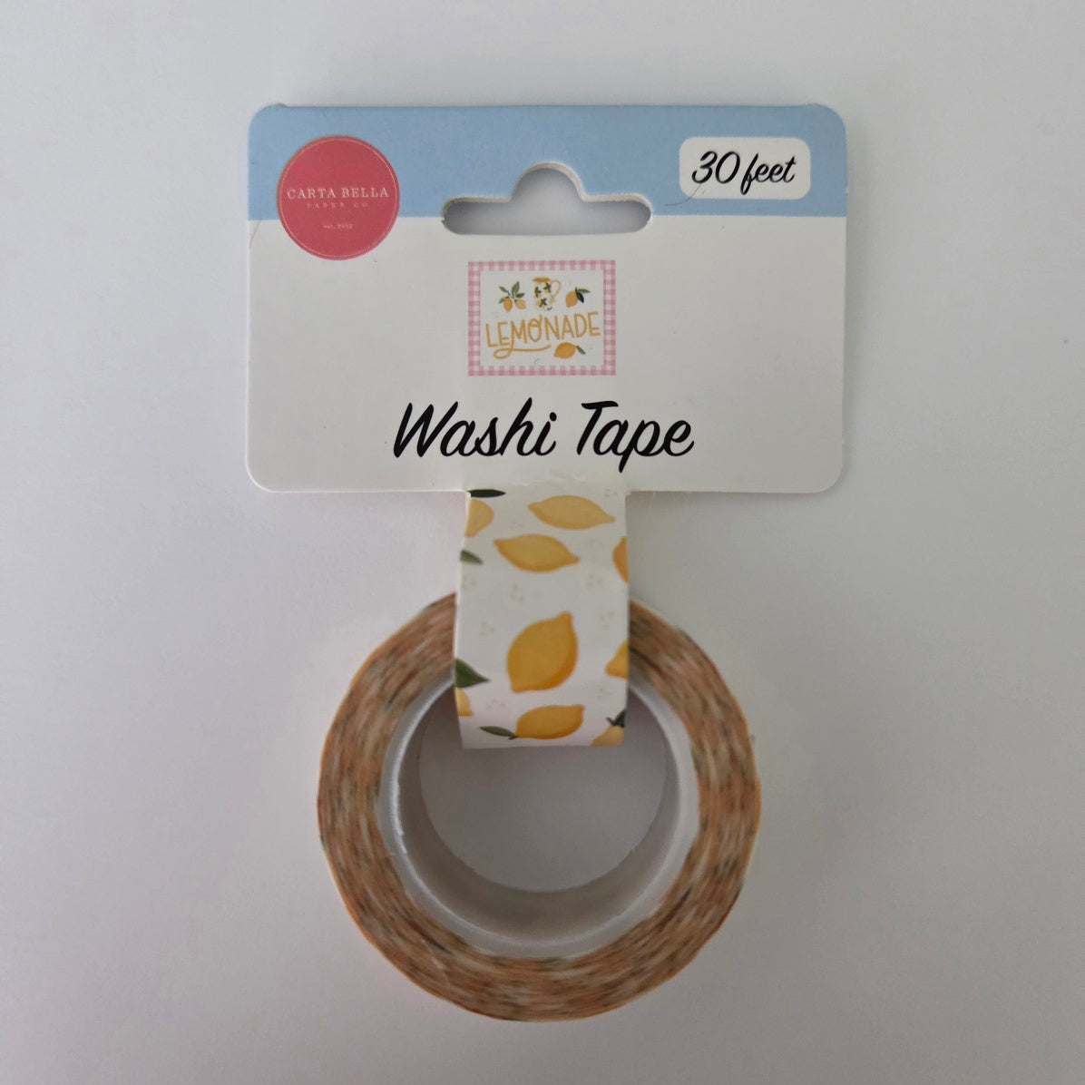 Carta Bella Lemonade Washi Tape Freshly Picked Lemons