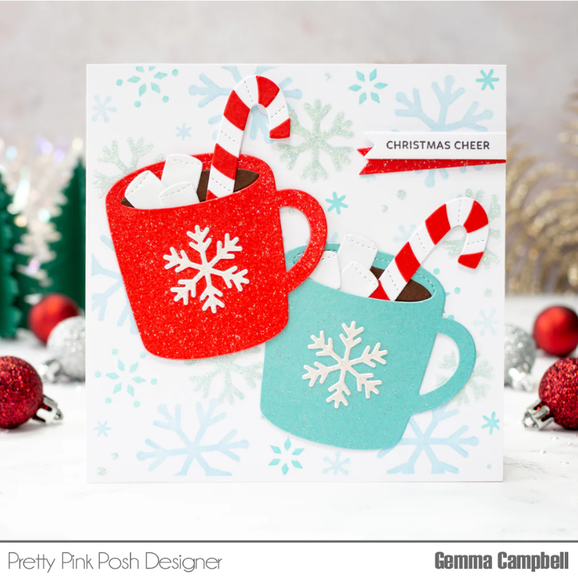 Pretty Pink Posh Winter Mug Die