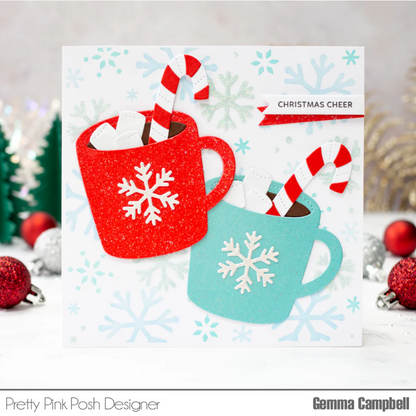 Pretty Pink Posh Winter Mug Die