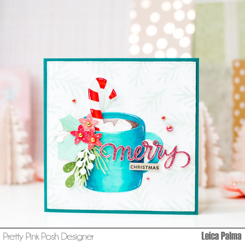 Pretty Pink Posh Winter Mug Die