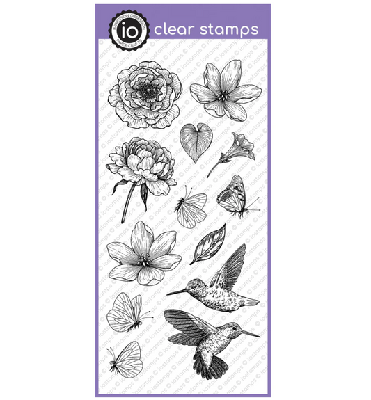 WP1100 Spring Elements clear stamp set